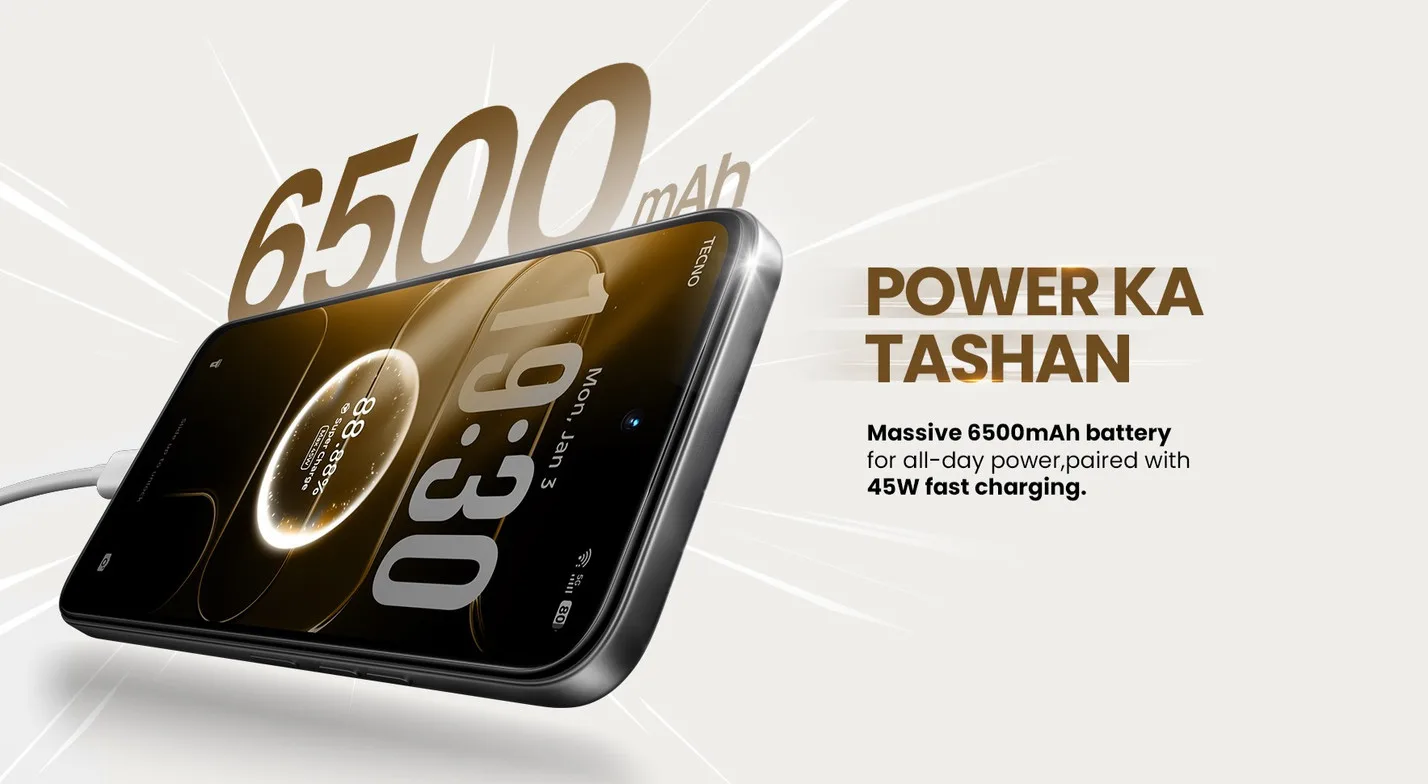 Tecno Spark 50 5G (Fantasy Purple, 128 GB) (4 GB RAM) — showcase 3