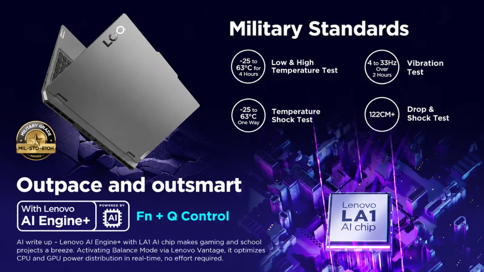 Lenovo LOQ Intel Core i7 13th Gen i7-13650HX - (16 GB/512 GB SSD/Windows 11 Home/6 GB Graphics/NVIDIA GeForce RTX 4050/144 Hz) LOQ 15IRX9 Gaming Laptop — showcase 5